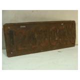 ? Wisconsin 1920 License Plate