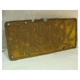 1932 Wisconsin License Plate