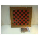 Antique Checker and Game Board