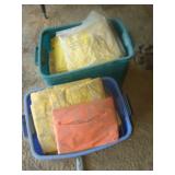 Two Tubs of Rain Gear - Was in a Flood 7 Years Ago