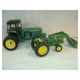 Two Larger  John Deere Tractors
