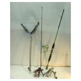 Fishing Pole, Reels and Quick Seat