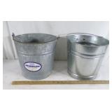 Two Feed Pails