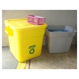 Big Yellow Tote Bin and Other Totes