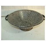 Gray Enamelware  Strainer