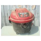 Red Five Gallon Shop Vac