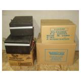 Five Containers of Eight Track Tapes - Country Roc