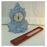 Cake Knife and Electric Clock - Works