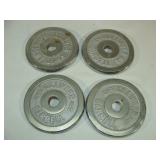 Four Steel Weights
