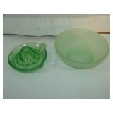 Chipped Juicer and Bowl