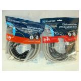 Two Dishwasher Install Kits - Openned