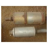 Two Tractor Mufflers