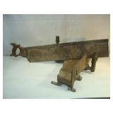 Large Mitre Box and Saw