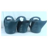 Three Plastic Waterers
