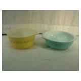 Two Pieces of PYREX
