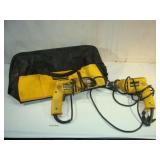 Two DEWALT Drills in DEWALT Bag