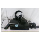 DVD Player and Headphones