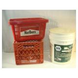 Marlboro Basket, Milk Crate and Pail