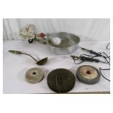 Grinding Stones, Hot irons and Lamp