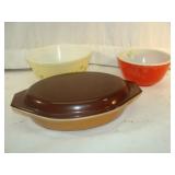Three Pieces of PYREX