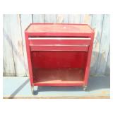 Rolling Red Tool Cabinet - One Slider needs Fixing