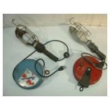 Two Trouble Lights with Cord Reel