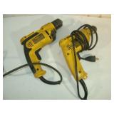 Twow DEWALT Drills