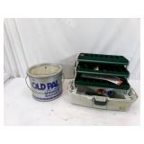Tackle Box and Minnow Bucket