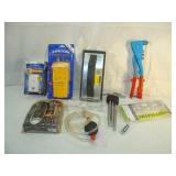 Stud Finder, CO Alarm and Tools