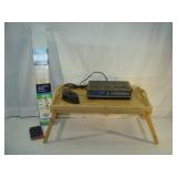 Blind, Radio Clock and TV Tray