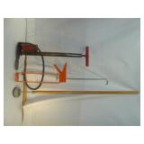 Pump, Caulk Gun and Magnetic Sweep
