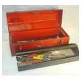 Red Tool Box with Tools