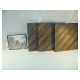 Decorative Squares and Picture