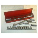 Red Tray of Sockets