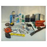 Index of Drill Bits, Magnet, Pry, Level and More