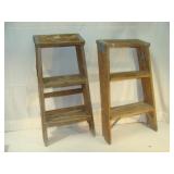 Two Small Step Ladders