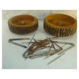 Nut Bowls and  Picks
