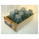 Fruit Crate with Eight Ball Jars