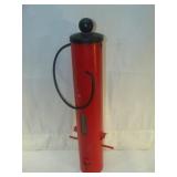 Metal Red Bird Feeder