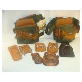 Two Like New Tool Belts and Hammer Loops