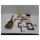 Clamps and Ash Shovel