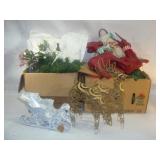 Paper Deer, Sleigh and Christmas Decor