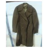 Wool long Coat - Possible Army
