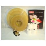 Packing Tape, Labels and Stamp Dispenser