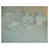 Westmoreland Flowered Dishes