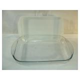 White FIREKING and Clear Cake Pan