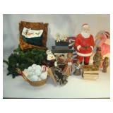 Syrofoam Santa, Caroliers and Misc Christmas