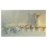 Prussian ? Pitcher and Cups with Extra Dishes