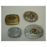 Three Rodeo and Handy Man Belt Buckles