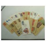 Many First Day Issue Stamps